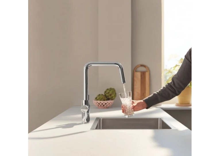 Змішувач для кухні Grohe Blue Pure Eurosmart 30583000 з можливістю підключення до фільтру