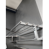 Полка для полотенец с дополнительной горизонтальной штангой, Grohe Essentials Cube 600 мм (40512001) (выставочный образец)