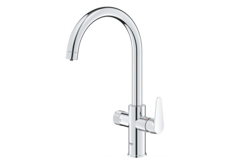 Змішувач для кухні Grohe Blue Pure BauCurve 30580000 з можливістю підключення до фільтру
