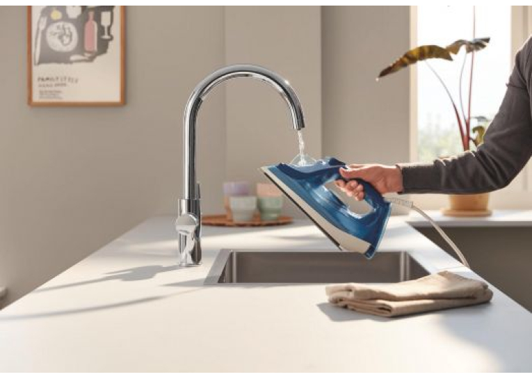 Змішувач для кухні Grohe Blue Pure BauCurve 30580000 з можливістю підключення до фільтру
