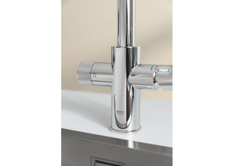 Змішувач для кухні Grohe Blue Pure BauCurve 30580000 з можливістю підключення до фільтру