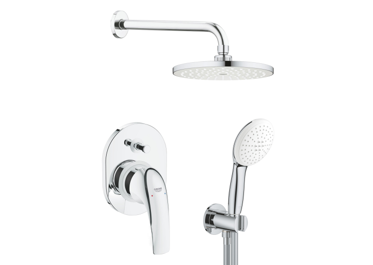 Душова система прихованого монтажу зі змішувачем Grohe BauCurve з New Tempesta 200 UA29043003
