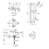 Набор смесителей для ванной Grohe BauFlow UA121630S1