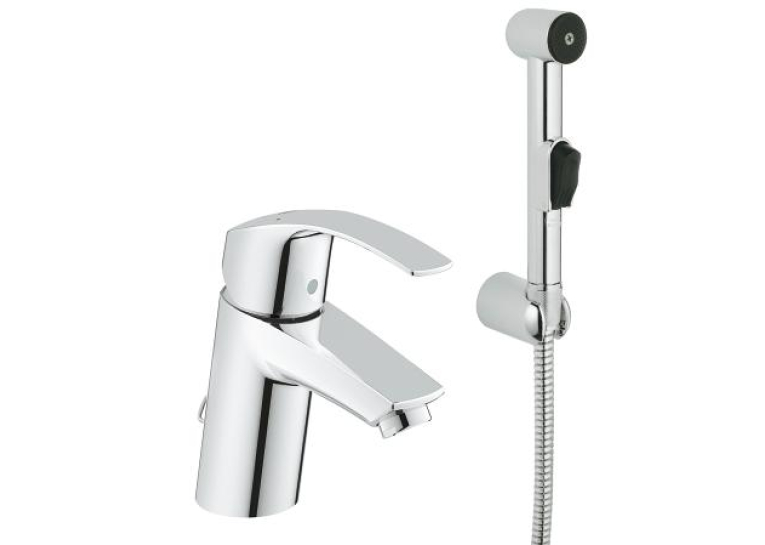 Змішувач одноважільний для раковини Grohe Eurosmart з гігієнічним душем, 23124002