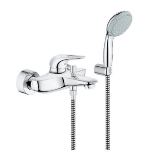 Смеситель однорычажный для ванны Grohe DN 15 Eurostyle 3359230A с душевым набором New Tempesta 100