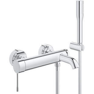 Смеситель однорычажный для ванны Grohe Essence New 33628001 с душевым набором