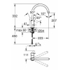 Змішувач кухонний GROHE BauEdge 31367000