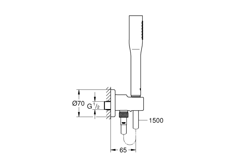 Душовий набір, 1 режим струменя Grohe Euphoria Cosmopolitan, 26404000