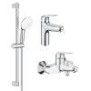 Комплект змішувачів для ванної кімнати 3 в 1 Grohe Euroeco New UA123226M0