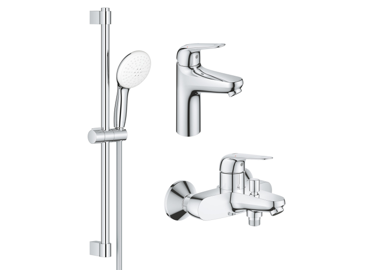 Комплект змішувачів для ванної кімнати 3 в 1 Grohe Euroeco New UA123226M0