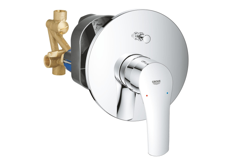 Душова система прихованого монтажу зі змішувачем Grohe Eurosmart з New Tempesta 210 25183003Ros