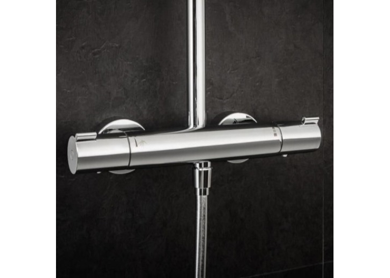  Душова система Hansgrohe Crometta E 240 1jet Showerpipe з термостатом 27271000