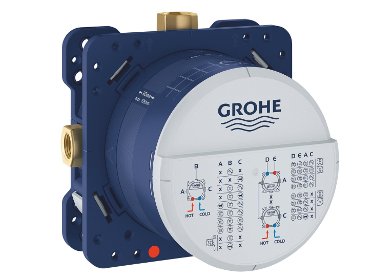 Комплект прихованого монтажу для ванни та душу Grohe Grohtherm SmartControl, 34864AL0 Графіт матовий