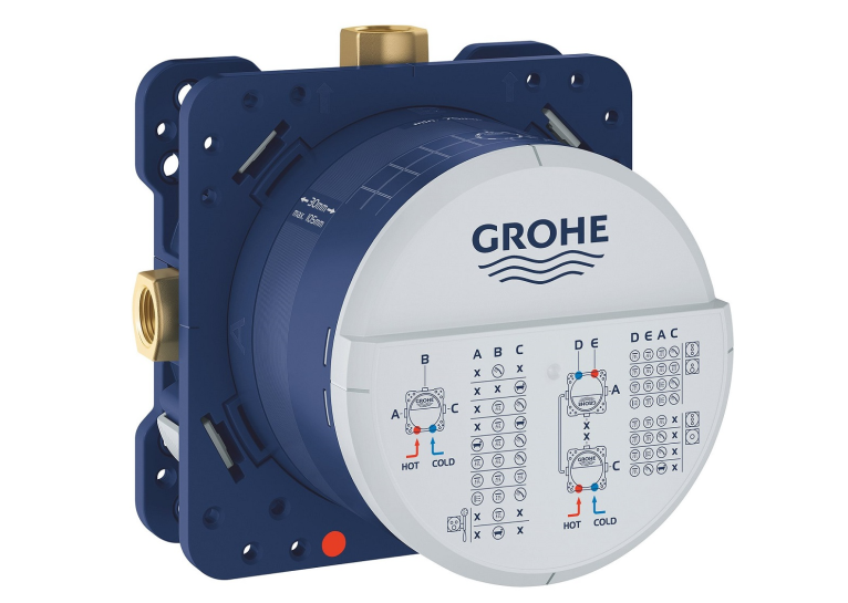 Комплект прихованого монтажу для ванни та душу Grohe Grohtherm SmartControl,  34864000