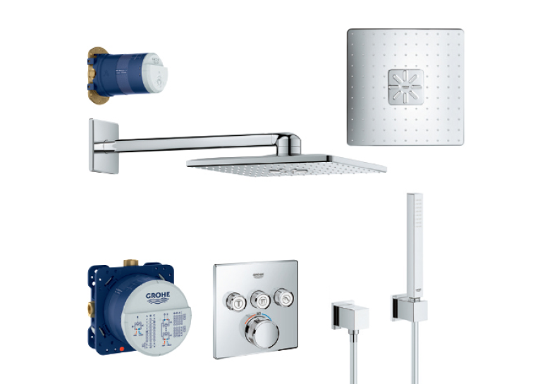 Комплект прихованого монтажу для ванни та душу Grohe Grohtherm SmartControl, 3470600A