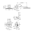 Комплект прихованого монтажу для ванни та душу Grohe Grohtherm SmartControl, 3470600A