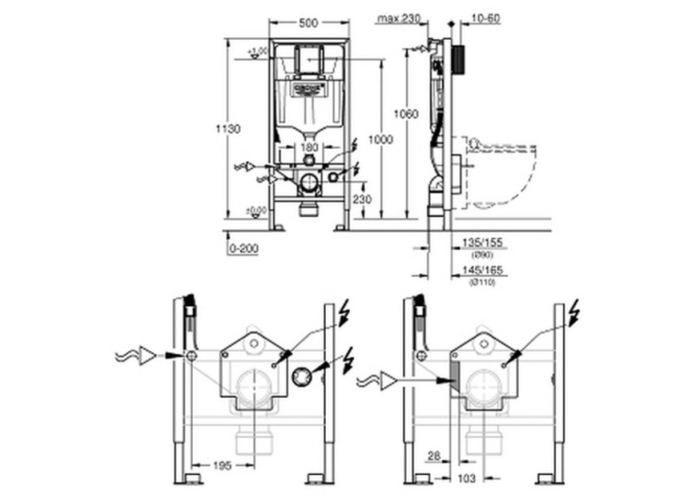 Інсталяція GROHE Rapid SL 39112001