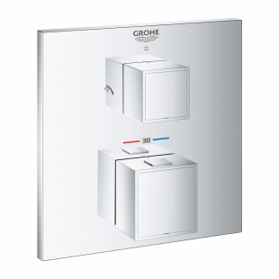 Внешняя часть смесителя на 2 выхода Grohe Grohtherm Cube, 24155000