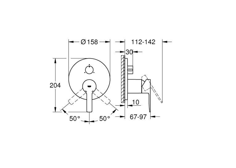 Смеситель Grohe Lineare 24095001 на 3 выхода