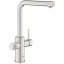 Змішувач для кухні Grohe Blue Pure Minta 30590DC0 для подачі технічної та фільтрованої води. Сталь