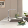 Змішувач для кухні Grohe Blue Pure Minta 30590DC0 для подачі технічної та фільтрованої води. Сталь