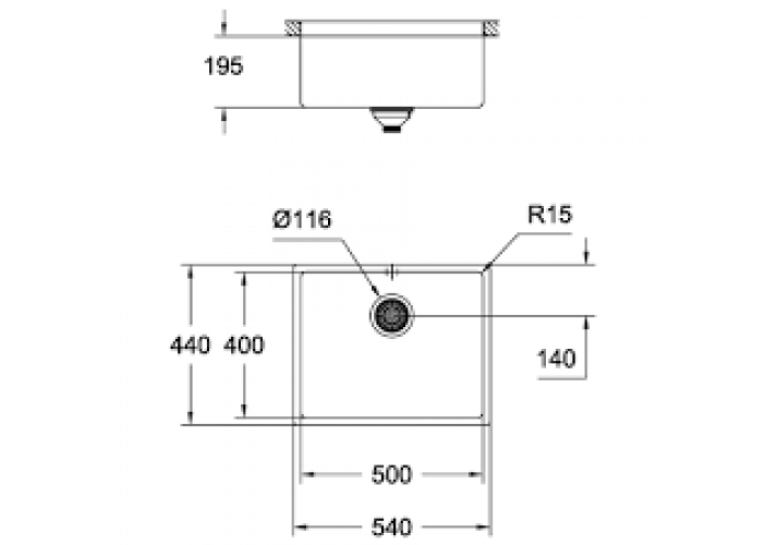 Кухонная мойка Grohe Sink K700U 31574SD0 Сталь