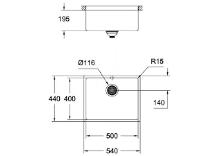 Кухонна мийка Grohe Sink K700U 31574SD0 Сталь