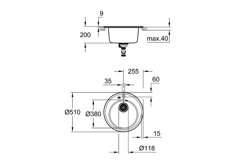 Кухонная мойка Grohe K200 31656AT0