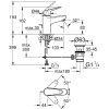 Одноважільний змішувач для раковини Grohe QuickFix Swift S-Size (24316001)