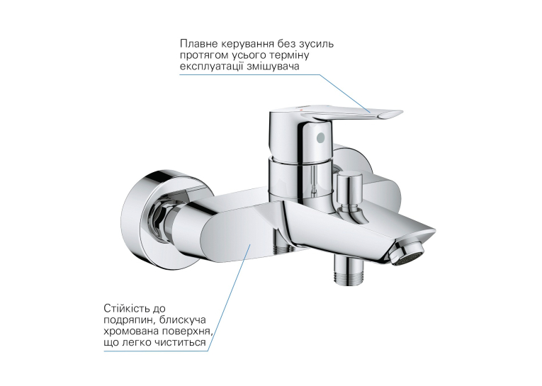 Комплект змішувачів для ванної кімнати Grohe QuickFix Start UA202301MQ