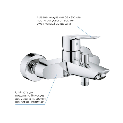 Комплект смесителей с душевой системой Grohe QuickFix Start&Vitalio Start 250 Cube UA202305RM