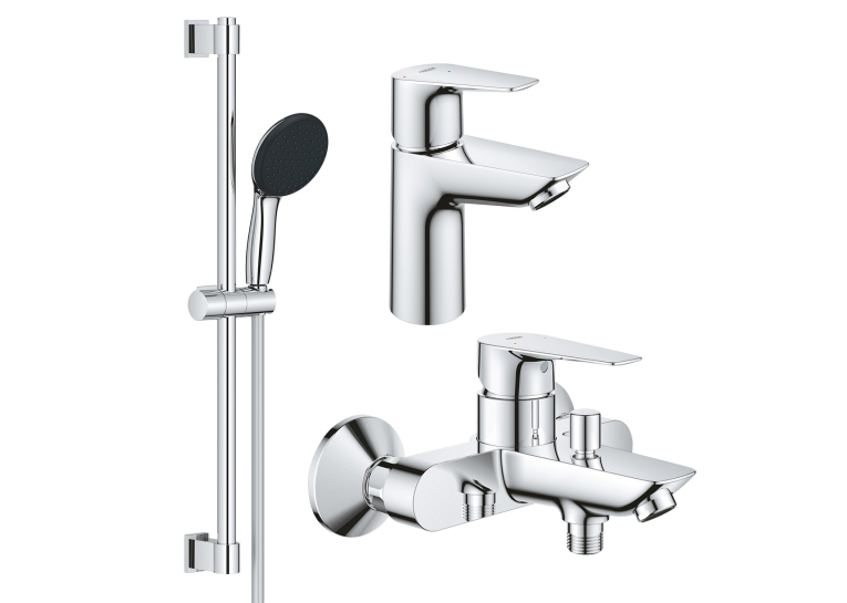 Комплект змішувачів для ванної кімнати Grohe QuickFix Start Edge ColdStart UA202501SE