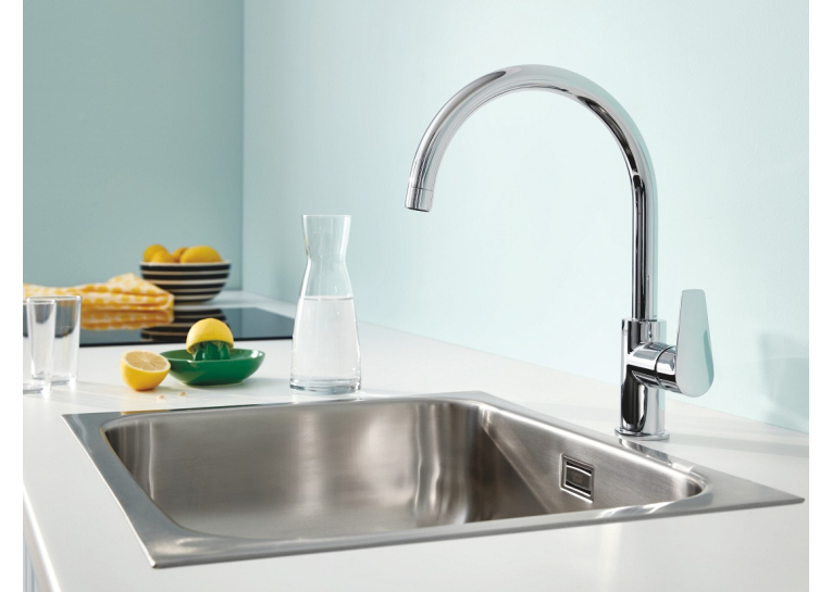 Комплект смесителей для ванной комнаты и кухни Grohe QuickFix Start Edge UA202501SK