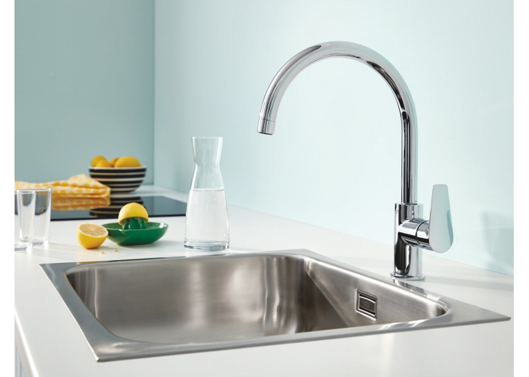 Комплект смесителей для ванной комнаты и кухни Grohe QuickFix Start Edge UA202501SK