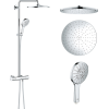Душова система з термостатом Grohe Rainshower Smartactive Cube 310, 26647000