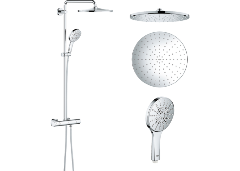 Душова система з термостатом Grohe Rainshower Smartactive Cube 310, 26647000