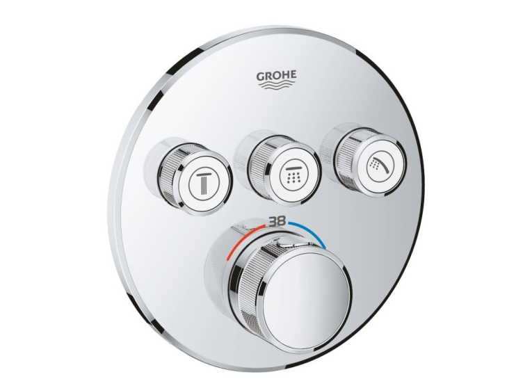 Зовнішня частина змішувача на 3 виходи Grohe Grohtherm SmartControl 29121000