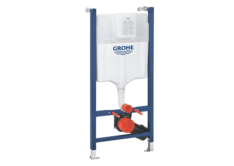 Комплект Grohe Solido 5-в-1: Унітаз + інсталяція Grohe Rapid SL 38528001 з клавішами Nova Cosmopolitan 39900000