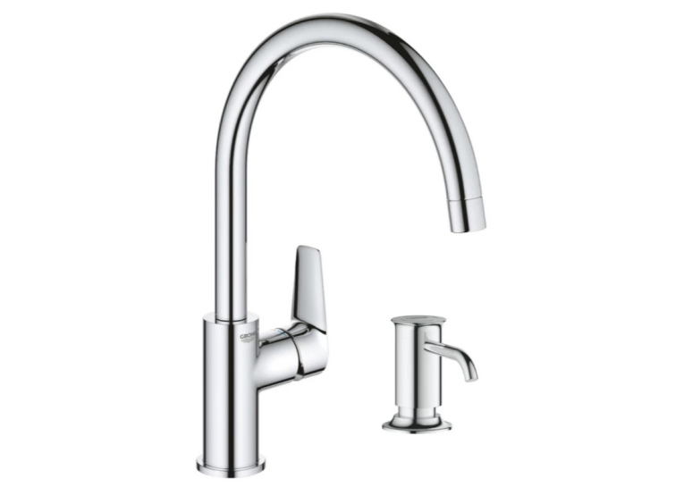 Змішувач для кухні Grohe QuickFix StartEdge 30529001 з дозатором Authentic 40537000 (30529005)