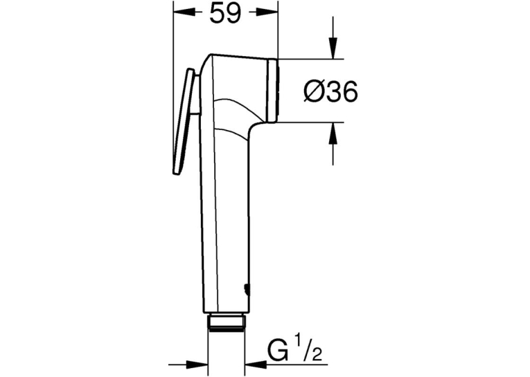 Гігієнічний душ GROHE Tempesta-F Trigger Spray 27512001