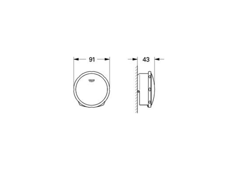 Верхня частина наливного, зливного та переливного гарнітуру Grohe TALENTOFILL, 19952000