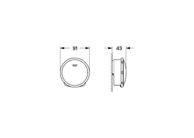 Верхня частина наливного, зливного та переливного гарнітуру Grohe TALENTOFILL, 19952000