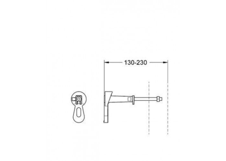 Комплект для кріплення інсталяції GROHE Rapid SL, 3855800M