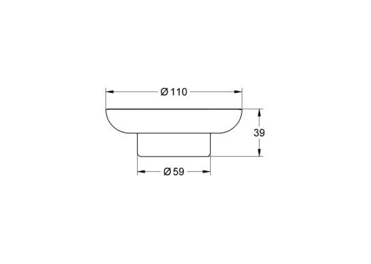 Скляна мильниця GROHE ESSENTIALS, 40368001
