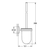 Туалетний йорж GROHE ESSENTIALS, 40374001