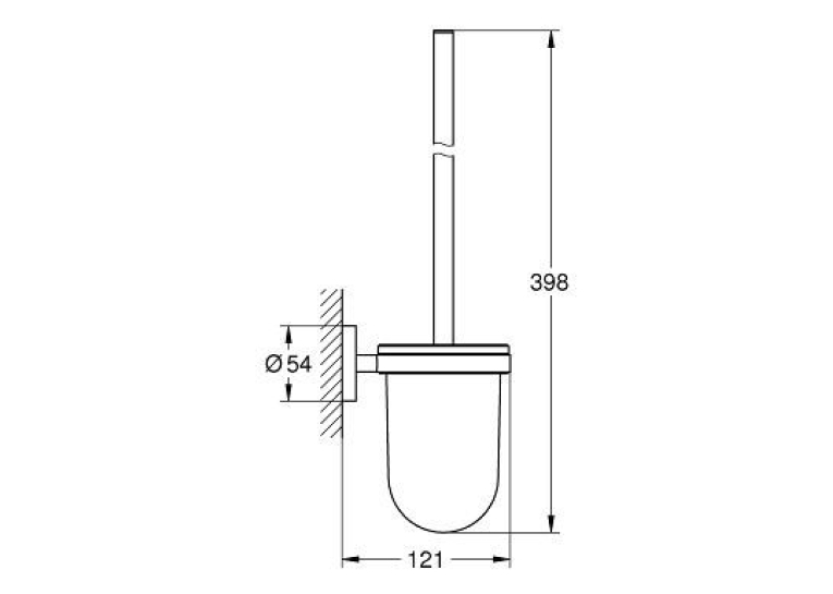 Туалетний йорж GROHE ESSENTIALS, 40374001