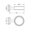 Тримач аксесуарів GROHE ESSENTIALS CUBE, 40508001