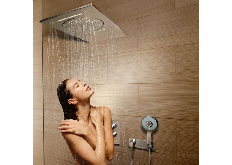 Верхний душ GROHE Rainshower F-digital настенный хром, 27938001