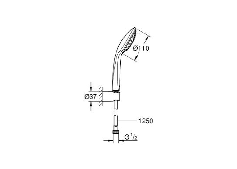Душевой набор Grohe Euphoria 110 Mono, 27354000
