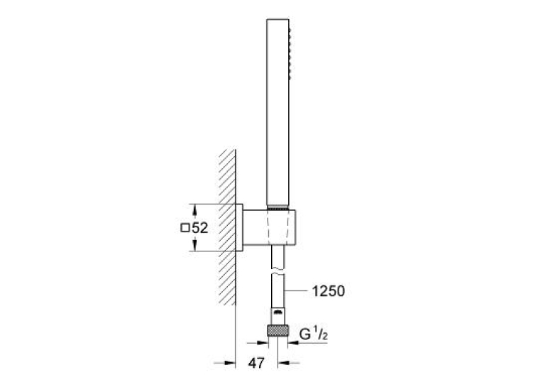 Душевой набор, Grohe Euphoria Cube (27703000)